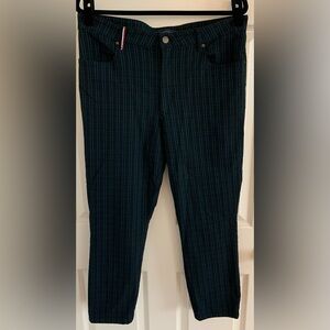 Tommy Hilfiger Blue, Black and Green Plaid Pants